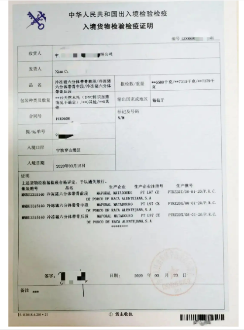 進口貨物/商品檢驗檢疫流程